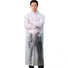 Zacharias men rain coat transparent (Pack of 1)